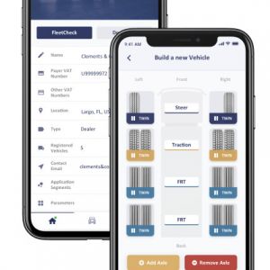 Royal Class Kit connection box manages products tyre with Mobile App 
